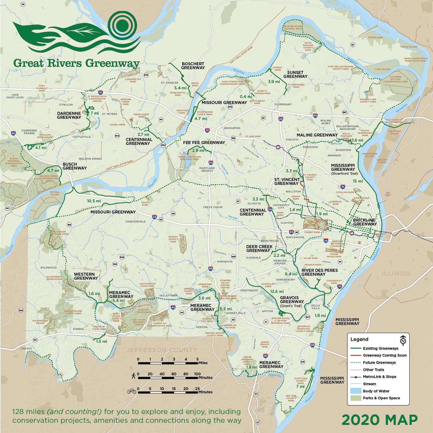 2020 Greenway Map